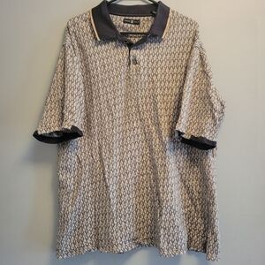 Vintage Haggar Golf Polo Shirt Mens Large 100% Cotton Classic Casual Preowned